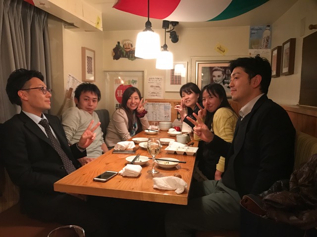 2017年1月　同年代の同志で懇親会